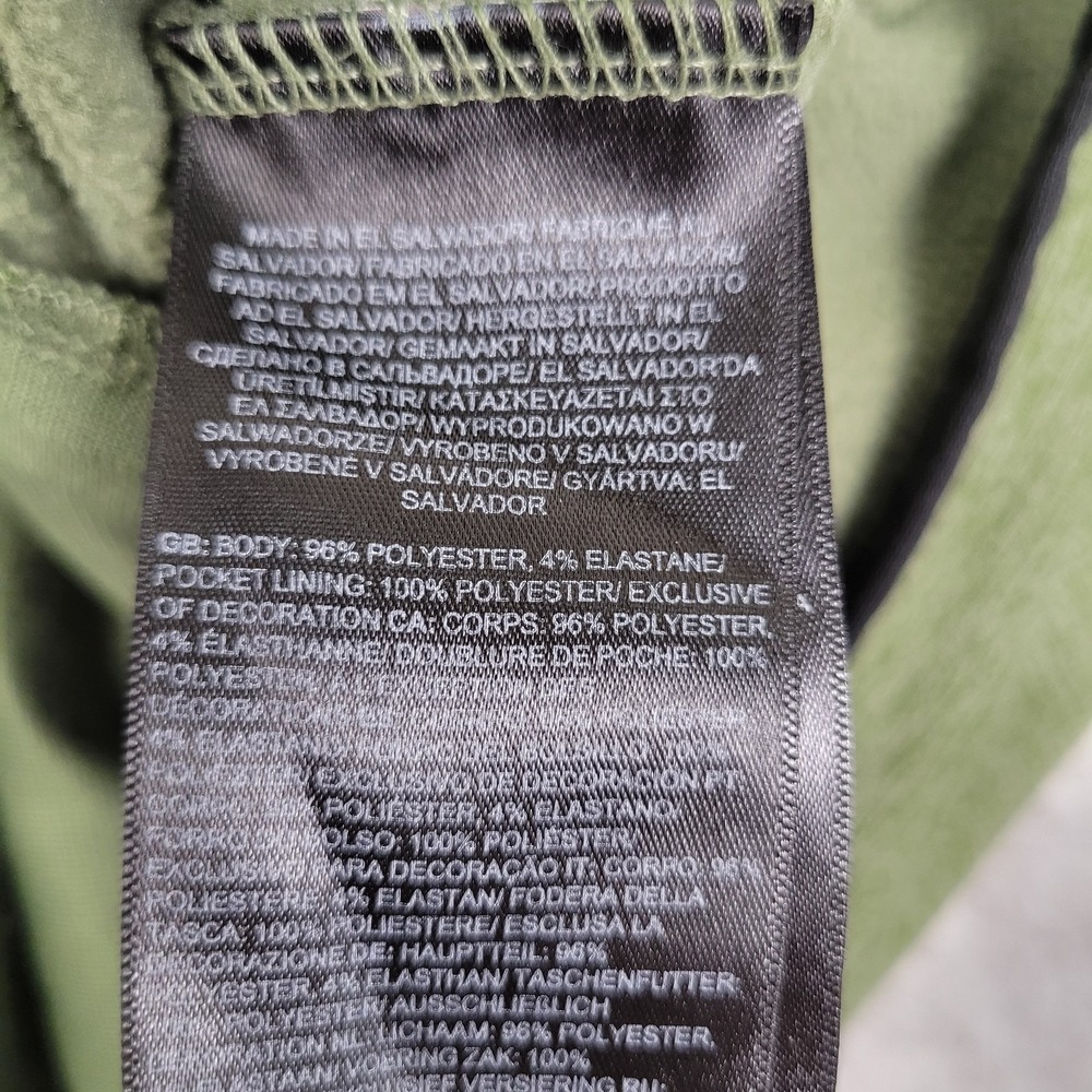 The North Face Full Zip Fleece Mens XL Olive Green Zipper Pockets Outdoor Jacket - Picture 5 of 8